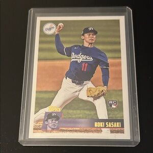 2025 Topps Archives Roki Sasaki Rookie #200 RC Los Angeles Dodgers
